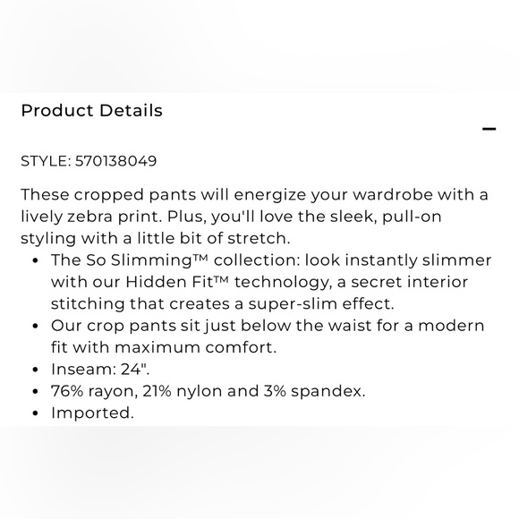 Chicos Super Slimming Crop Pants - Picture 4 of 11